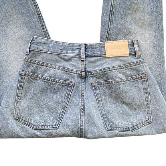 Everlane The Curvy 90s Cheeky Straight Jean High Rise Women's 26 Crop Blue Denim - Picture 9 of 14